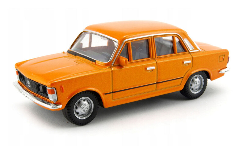 Welly Fiat 125P 1:34 oranžový